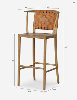 Joyner Bar And Counter Stool : Tobacco / Bar