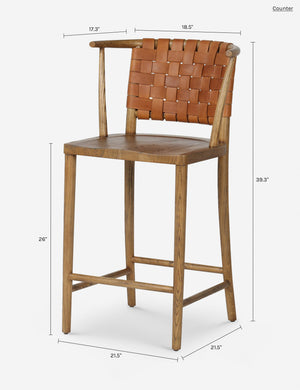 Joyner Bar And Counter Stool : Tobacco / Bar