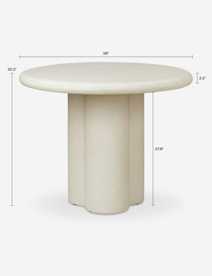 Atif Bistro Table : White