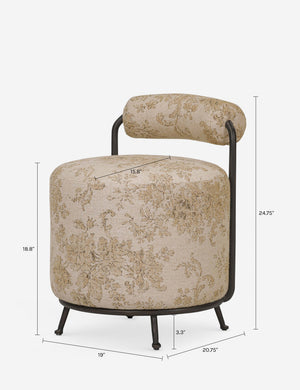 Gwendolyn Stool by Amber Lewis x Four Hands : Fallingbrook Natural