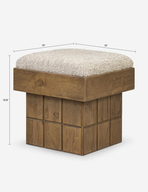 Nisha Stool : Natural