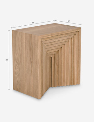 Alessia Side Table : Natural Oak