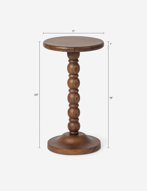 Foxton Drink Table : Brown