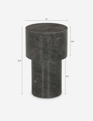 Rishi Side Table : Gray Marble