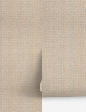 Whitley Paperweave Wallpaper, Wheat - Swatch