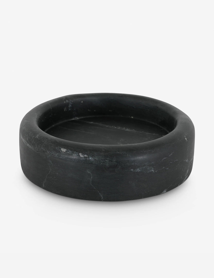 #color::black | Balland round marble catchall