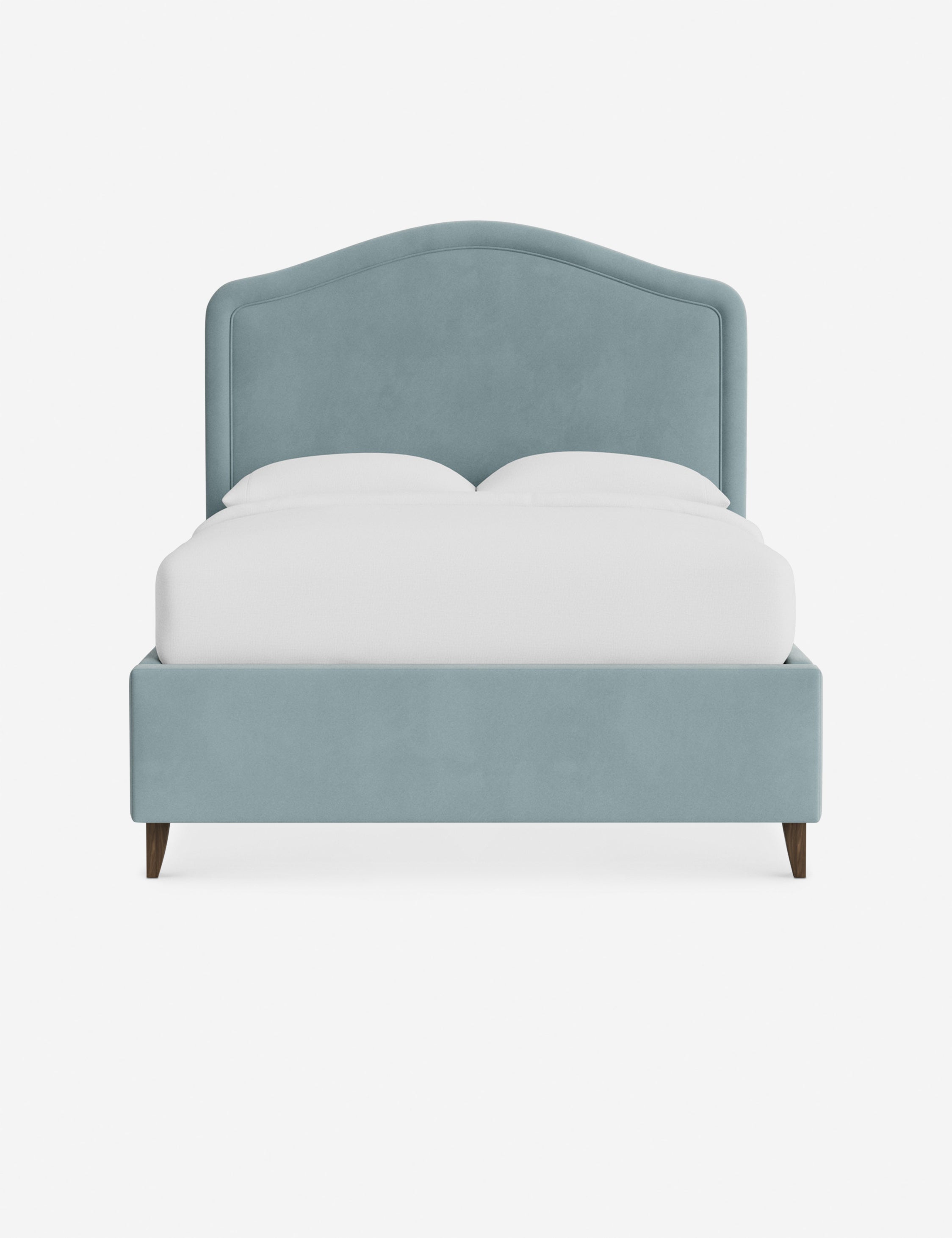 #color::sky-blue-classic-velvet #size::queen #leg-finish::chestnut