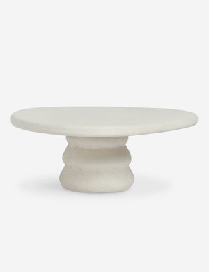 Hannu modern round fibercement coffee table by Aimee Song