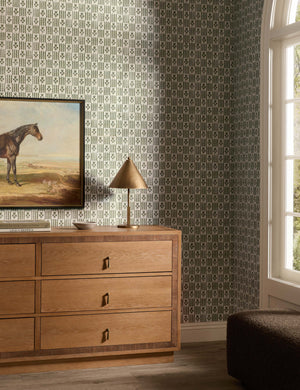 Hedra Grasscloth Wallpaper : Olive