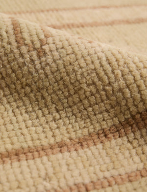 Ireson Hand-Knotted Wool Rug Swatch, Oyster and Taupe