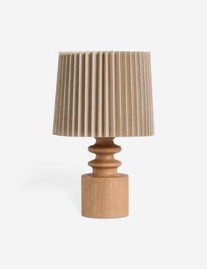 Joshi pleated shade table lamp