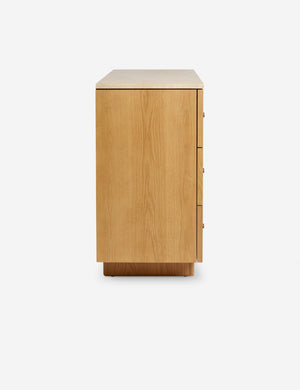 Open Box: Keshan 6-Drawer Dresser, Natural and Travertine