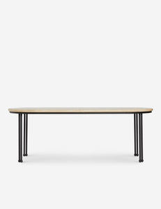 Open Box: Lanata Outdoor Dining Table, Travertine