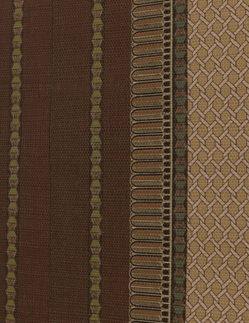 #color::maroon | Close up of the Lansbury Grasscloth Wallpaper Mural by Jake Arnold