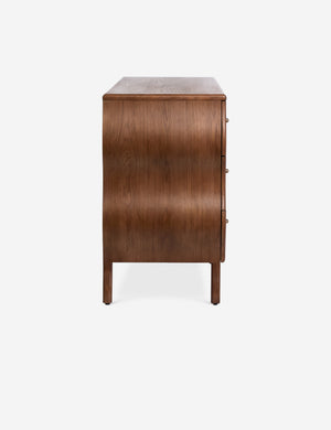 Open Box: Lasya 6-Drawer Dresser, Cool Brown