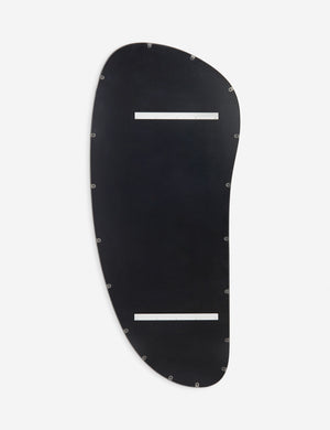 Back of the Leganza slim frame organic silhouette full length mirror by Aimee Song