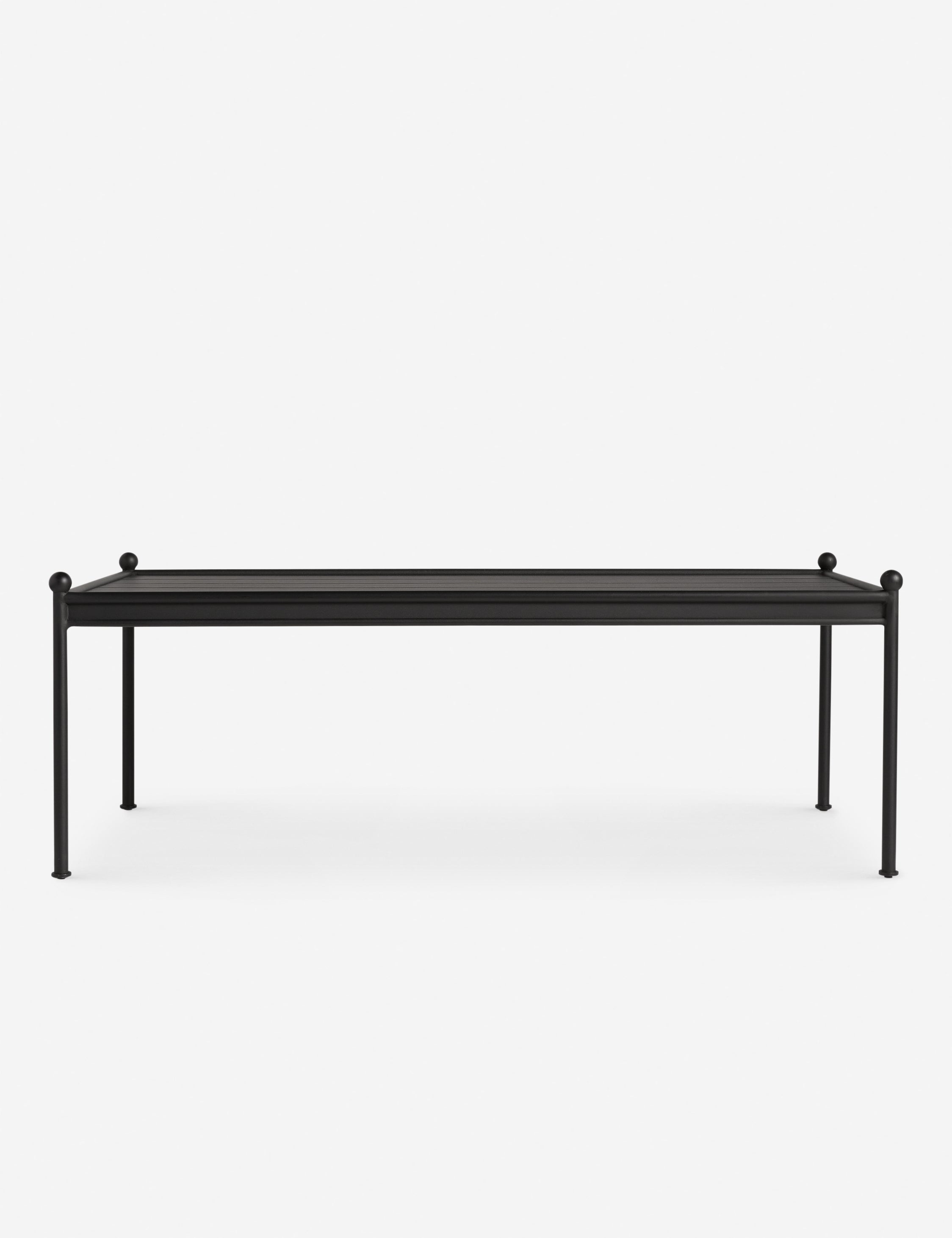 Open Box: Leni Outdoor Coffee Table, Black