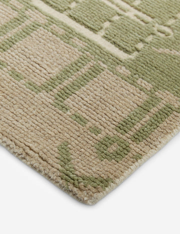 Macario Hand-Knotted Wool Rug Swatch