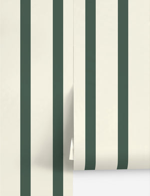 Mantler Wallpaper Swatch, Green