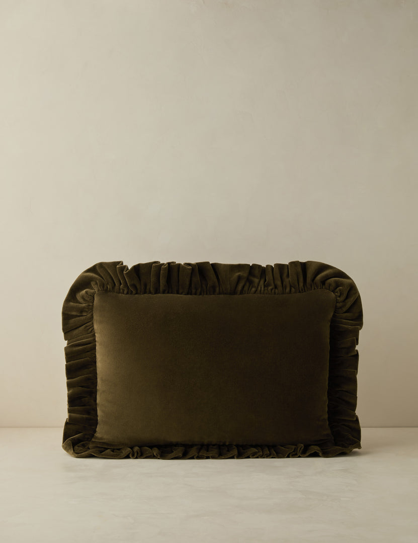 #color::olive #style::lumbar #fill type::with-feather-down-insert #fill type::pillow-cover-only 