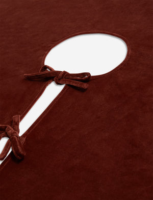 Mauree ruffle edge velvet tree skirt