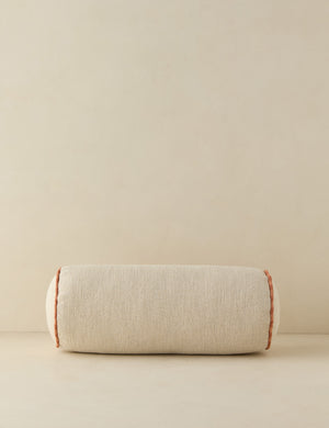 Merilee contrast piping striped bolster pillow by Aimee Song