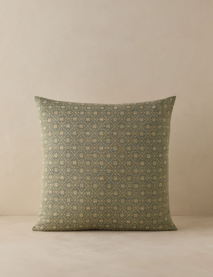 #color::sage-and-ivory #style::square #fill type::with-feather-down-insert #fill type::pillow-cover-only