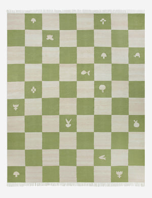 Noam Indoor / Outdoor Rug Swatch by Sarah Sherman Samuel, Mint