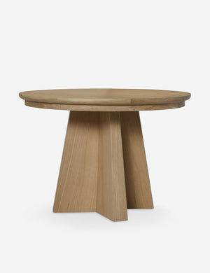 Open Box: Nycola Extendable Oval Dining Table, Natural Oak 44