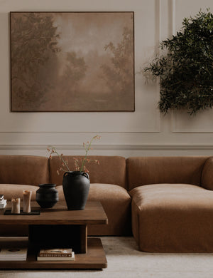 Maddox Modular 3-Piece Chaise Sectional Sofa : Beige / Left-Facing