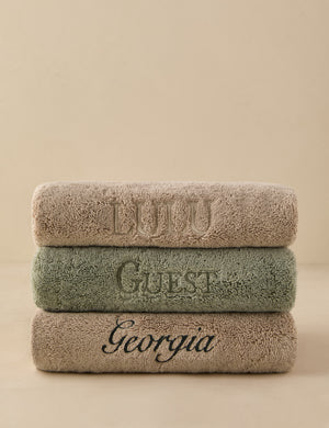 Duna Organic Towel Collection : White / Bath Sheet