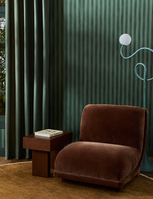 Halata Accent Chair by Sarah Sherman Samuel : Apricot Mini Corduroy