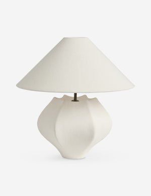 Punto sculptural ceramic table lamp by Aimee Song