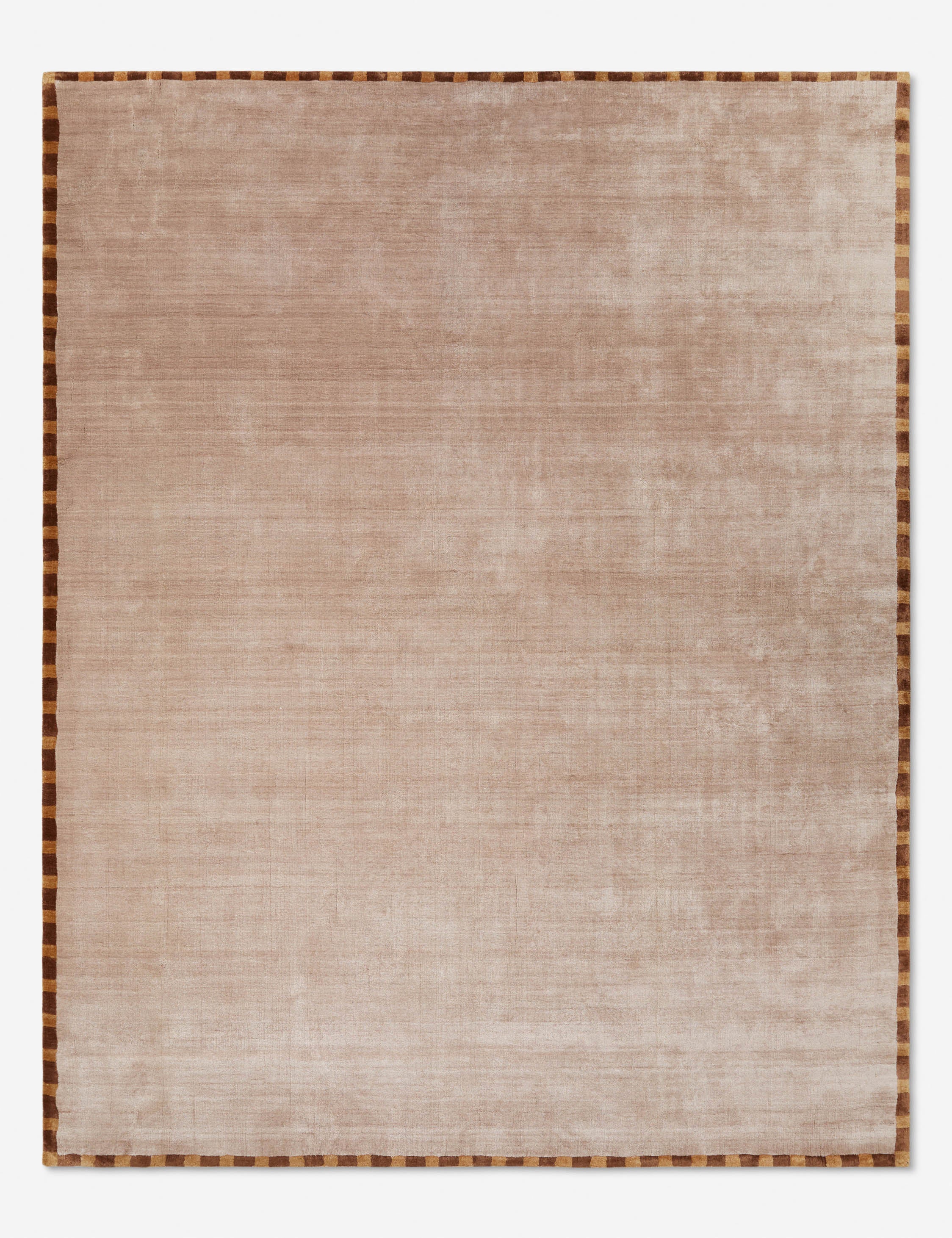 Open Box: Rajaa Hand-Loomed Viscose Rug, Blush, 10' x 14' by Sarah Sherman Samuel