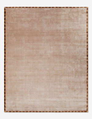 Open Box: Rajaa Hand-Loomed Viscose Rug, Blush, 10' x 14' by Sarah Sherman Samuel