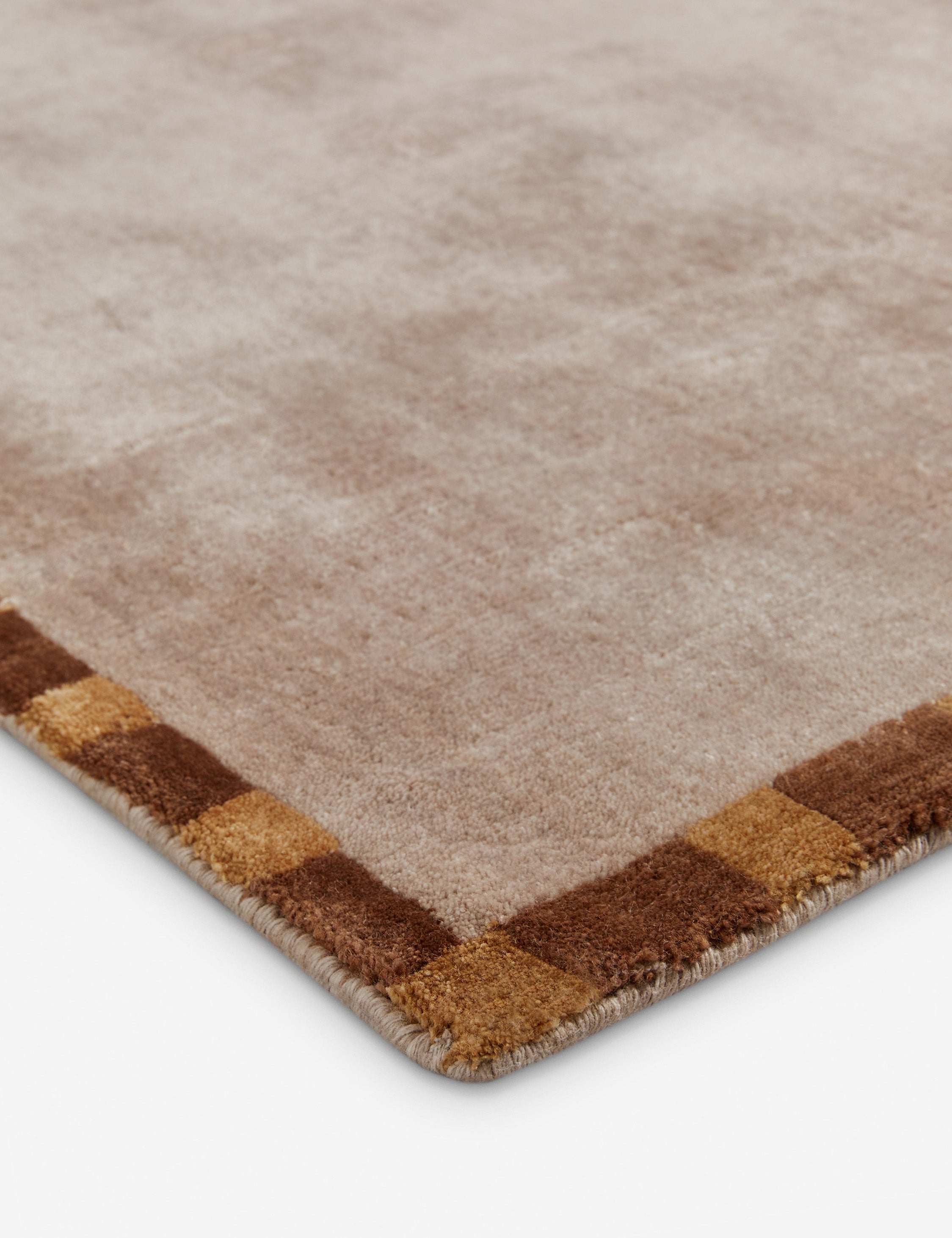 Rajaa Hand-Loomed Viscose Rug Swatch by Sarah Sherman Samuel, Blush