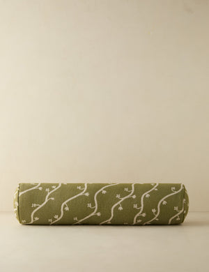 Satu delicate botanical patter outdoor pillow by Sarah Sherman Samuel