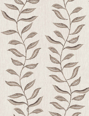 Seneca Linen Fabric Swatch by Nathan Turner, Brown