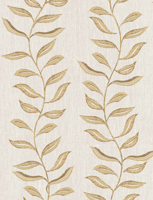 Seneca Linen Fabric Swatch by Nathan Turner, Gold