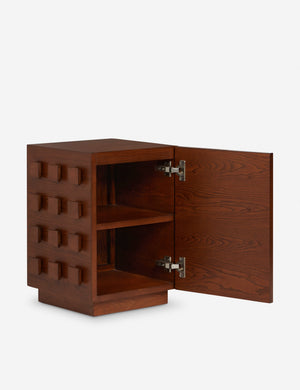 Open Box: Soren Nightstand, Pecan by Sarah Sherman Samuel