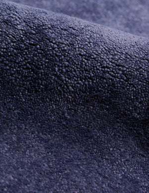 Close up view of the Sutton Solid Color Hand-Loomed Viscose Rug by Aimee Song