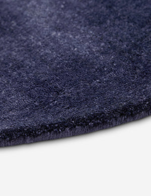 Close up view of the Sutton Solid Color Hand-Loomed Viscose Rug by Aimee Song