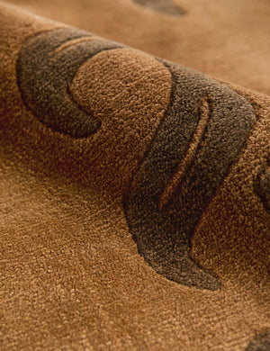 Tiikeri Hand-Loomed Viscose Rug Swatch by Sarah Sherman Samuel, Brown