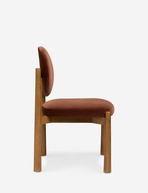 Open Box: Truett Dining Chair, Brandy Velvet