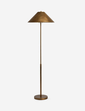 Tutton tapered metal shade floor lamp