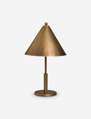 Tutton tapered metal shade table lamp