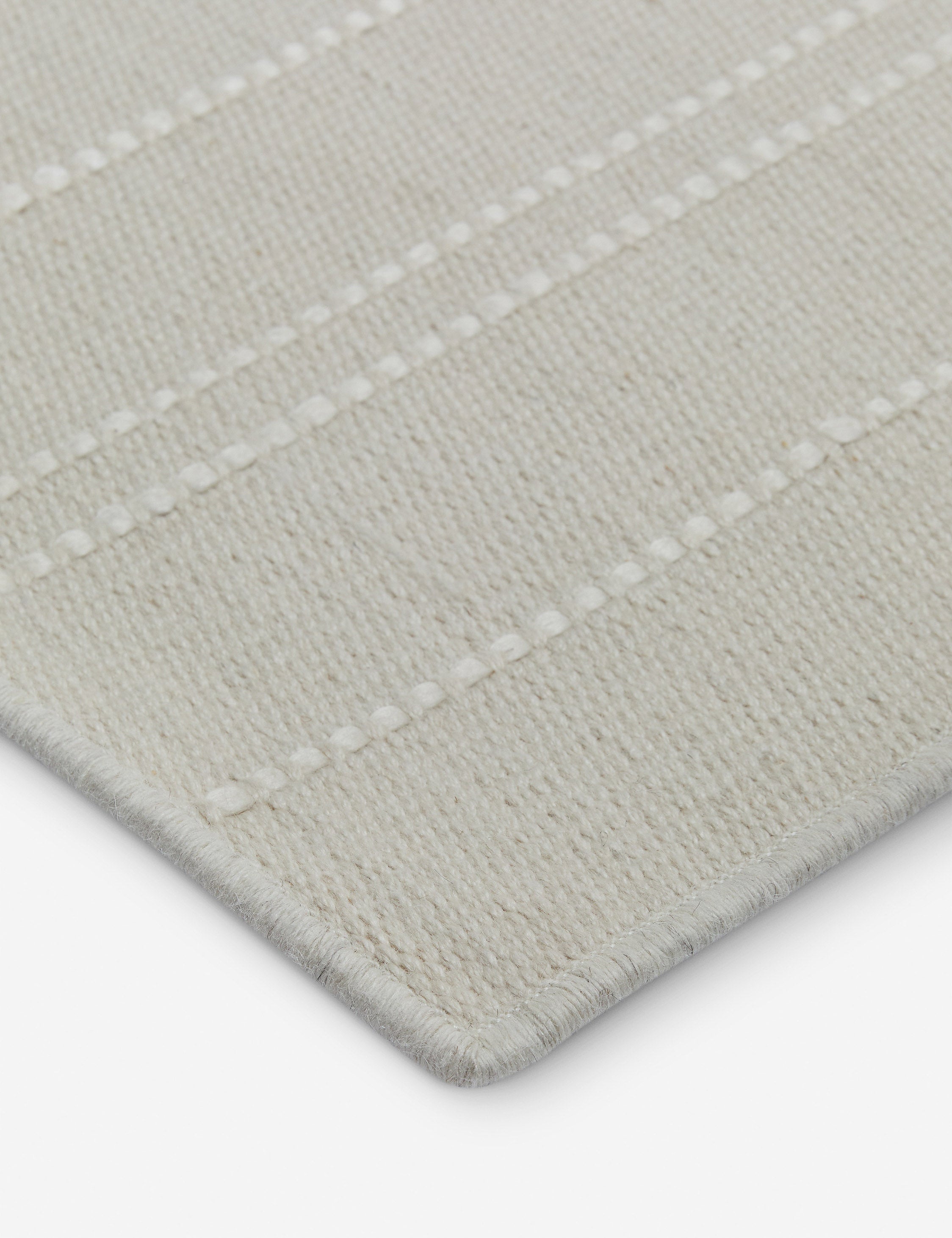 Custom Vellani Flatweave Rug, Ivory