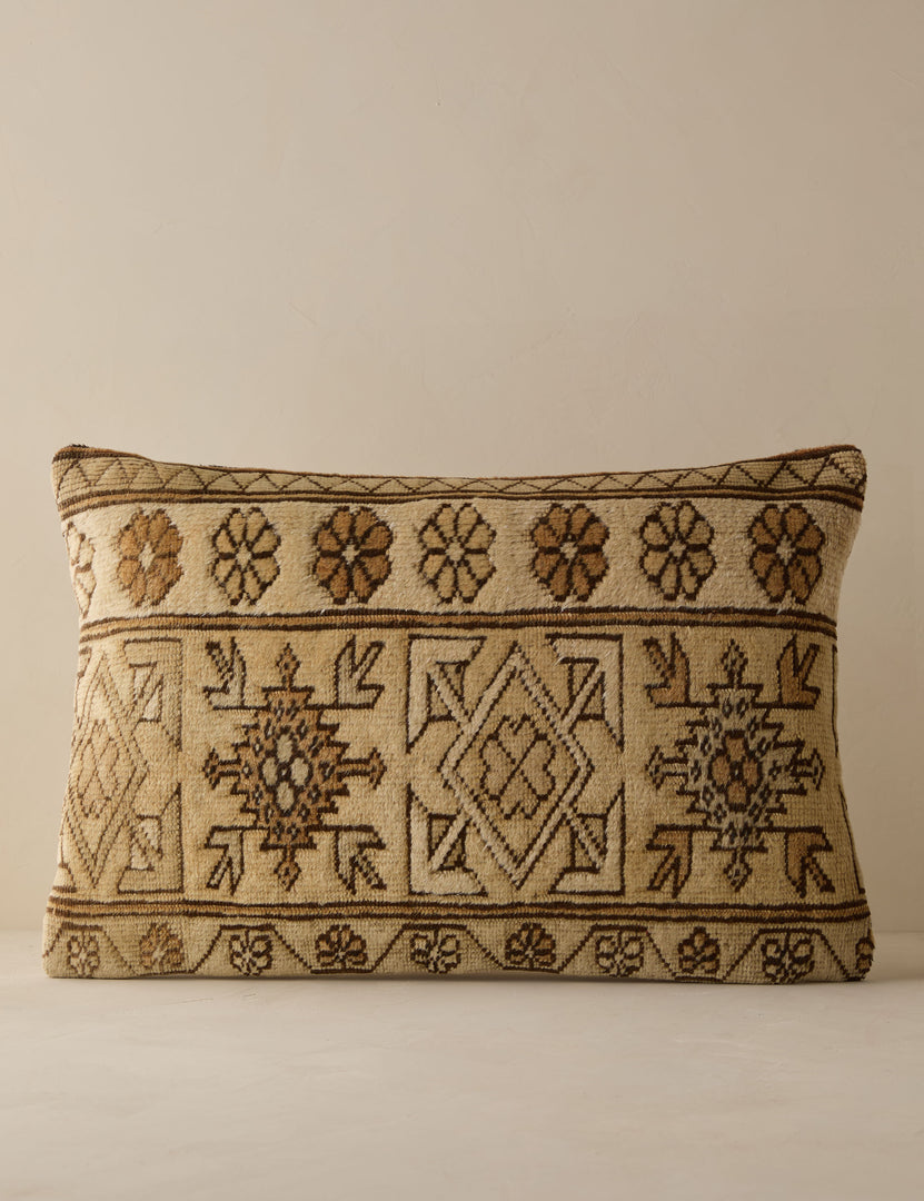 Vintage Lumbar Pillow No. 303, 16" x 24"