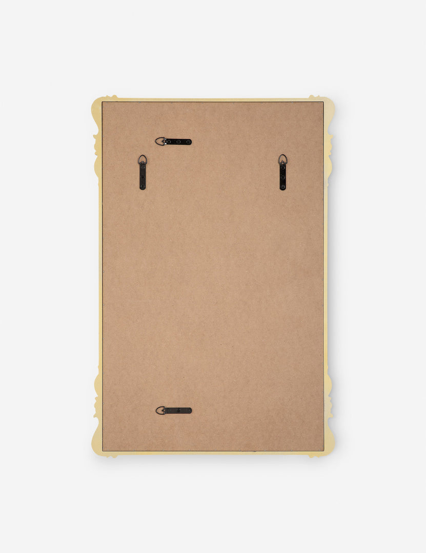 #color::gold | Back of the Charlo ornate scroll frame wall mirror