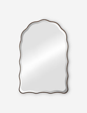 Gannet scalloped frame wall mirror